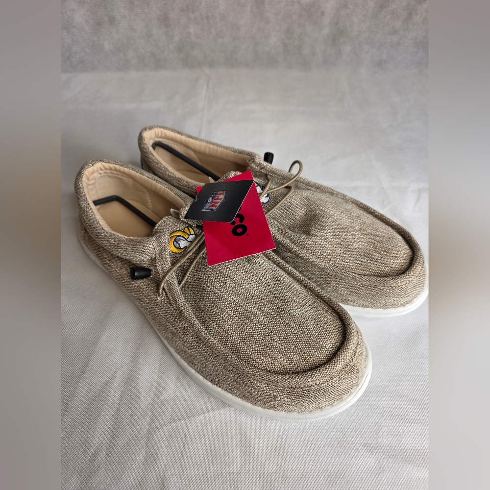 FOCO Men's NFL Team Logo Lightweight Loafers Los Angeles Rams Size XL 13/14 NWT